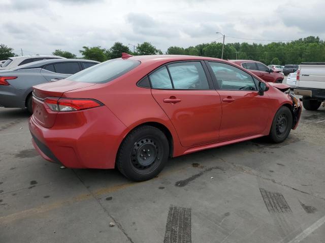 5YFEPRAE5LP125330 - 2020 TOYOTA COROLLA LE RED photo 3