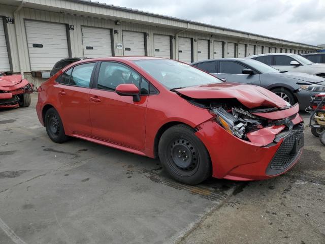 5YFEPRAE5LP125330 - 2020 TOYOTA COROLLA LE RED photo 4