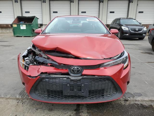 5YFEPRAE5LP125330 - 2020 TOYOTA COROLLA LE RED photo 5