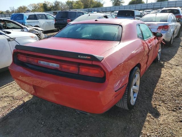 2B3CJ7DW4AH149088 - 2010 DODGE CHALLENGER SRT-8 RED photo 4