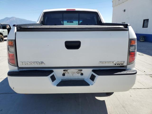 2HJYK16288H501152 - 2008 HONDA RIDGELINE RT WHITE photo 6