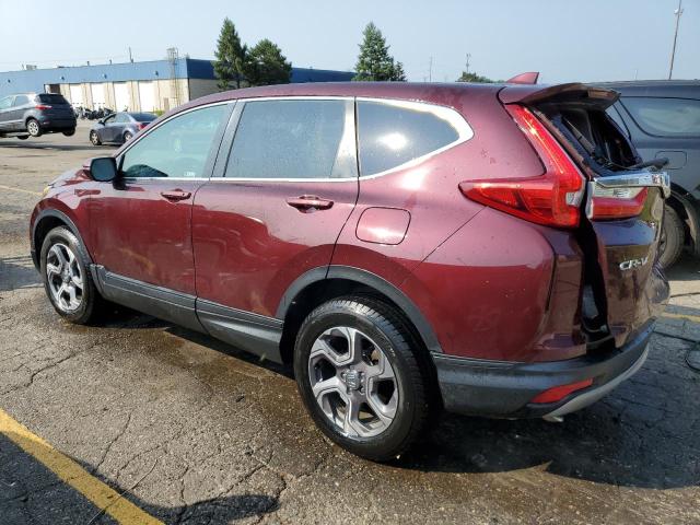 7FARW2H51KE019926 - 2019 HONDA CR-V EX BURGUNDY photo 2