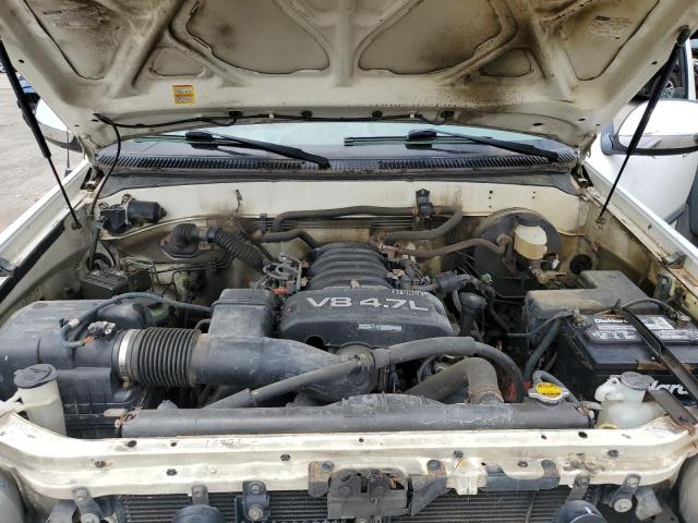 5TBBT44175S466774 - 2005 TOYOTA TUNDRA ACCESS CAB SR5 WHITE photo 11