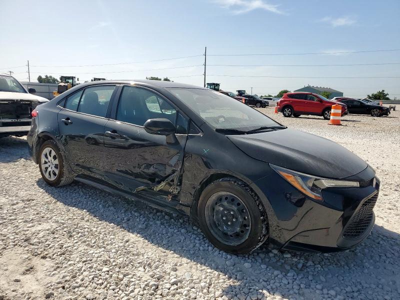 5YFEPMAE7MP204289 - 2021 TOYOTA COROLLA LE BLACK photo 4