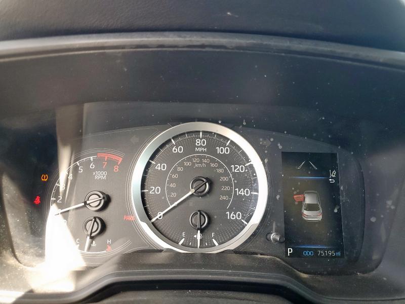 5YFEPMAE7MP204289 - 2021 TOYOTA COROLLA LE BLACK photo 9