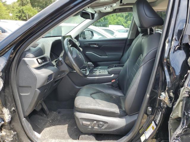 5TDGZRBH6MS064638 - 2021 TOYOTA HIGHLANDER XLE Черный фото 7