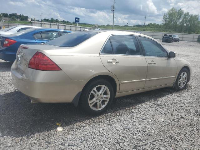 1HGCM56837A028800 - 2007 HONDA ACCORD EX TAN photo 3