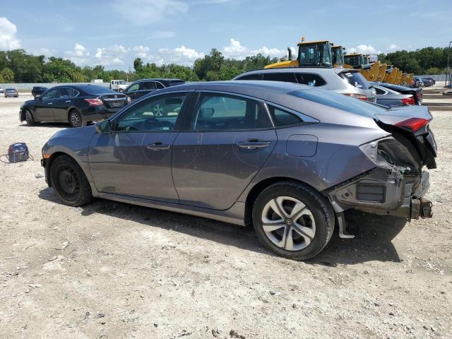 2HGFC2F67KH558419 - 2019 HONDA CIVIC LX GRAY photo 2