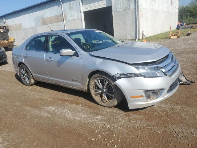 3FADP0L30CR237049 - 2012 FORD FUSION HYBRID SILVER photo 4