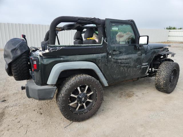 1J4AA2D15BL595116 - 2011 JEEP WRANGLER SPORT GREEN photo 3