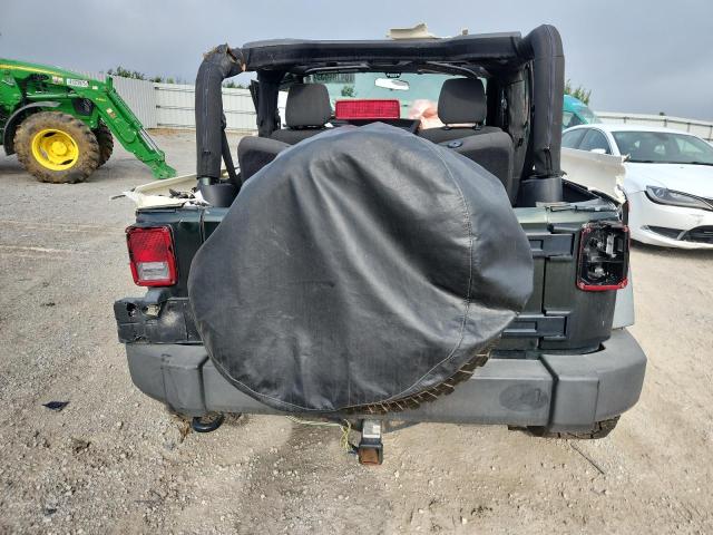 1J4AA2D15BL595116 - 2011 JEEP WRANGLER SPORT GREEN photo 6