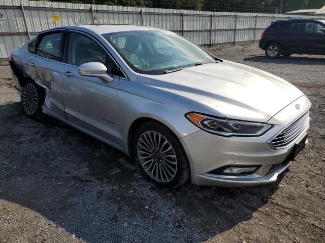 3FA6P0RU7JR249284 - 2018 FORD FUSION TITANIUM/PLATINUM HEV SILVER photo 4