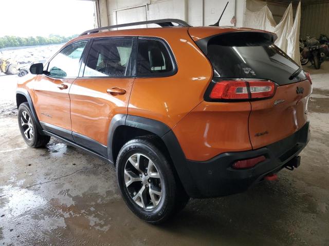 1C4PJMBSXFW702012 - 2015 JEEP CHEROKEE TRAILHAWK ORANGE photo 2