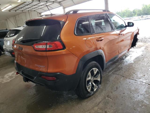 1C4PJMBSXFW702012 - 2015 JEEP CHEROKEE TRAILHAWK ORANGE photo 3