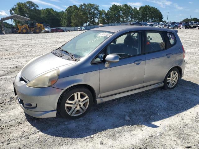 JHMGD386X7S016636 - 2007 HONDA FIT S SILVER photo 1