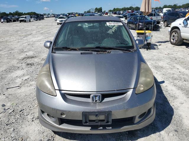 JHMGD386X7S016636 - 2007 HONDA FIT S 银色 照片 5