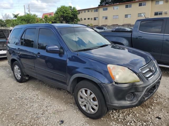 JHLRD68816C013309 - 2006 HONDA CR-V EX BLUE photo 4