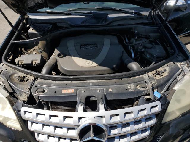 4JGBB8GB7AA563367 - 2010 MERCEDES-BENZ ML 350 4MATIC BLACK photo 12