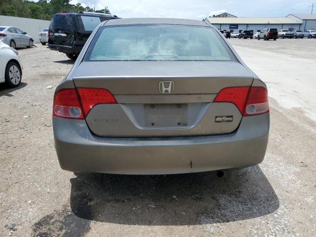 1HGFA15576L051568 - 2006 HONDA CIVIC LX GRAY photo 6