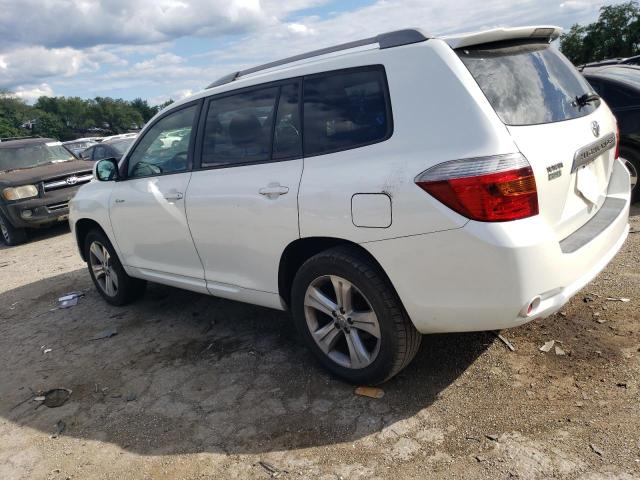 JTEES43A382106871 - 2008 TOYOTA HIGHLANDER SPORT WHITE photo 2