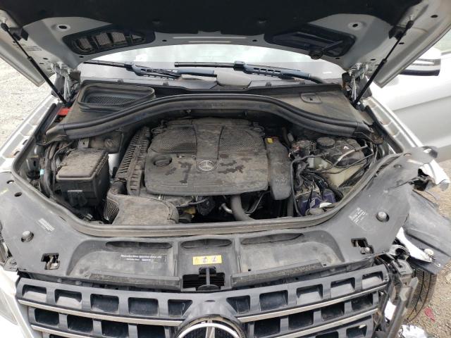 4JGDA5HB9FA496626 - 2015 MERCEDES-BENZ ML 350 4MATIC SILVER photo 11