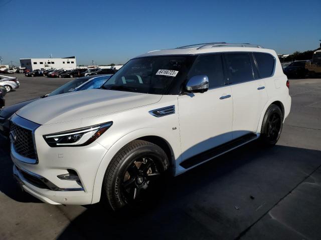 JN8AZ2NF0K9681850 - 2019 INFINITI QX80 LUXE WHITE photo 1