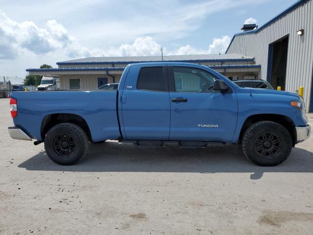 5TFUM5F13KX080035 - 2019 TOYOTA TUNDRA DOUBLE CAB SR/SR5 BLUE photo 12