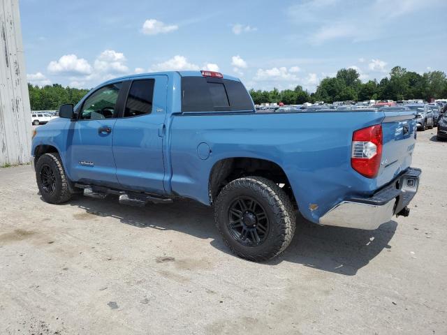 5TFUM5F13KX080035 - 2019 TOYOTA TUNDRA DOUBLE CAB SR/SR5 BLUE photo 2