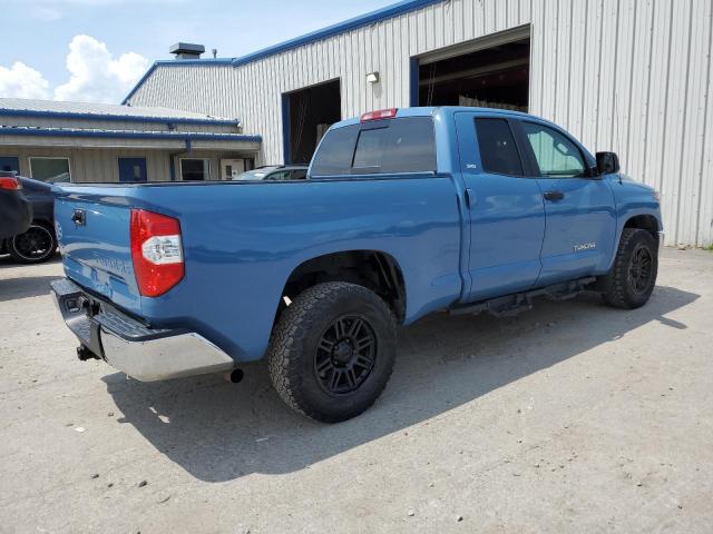 5TFUM5F13KX080035 - 2019 TOYOTA TUNDRA DOUBLE CAB SR/SR5 BLUE photo 3