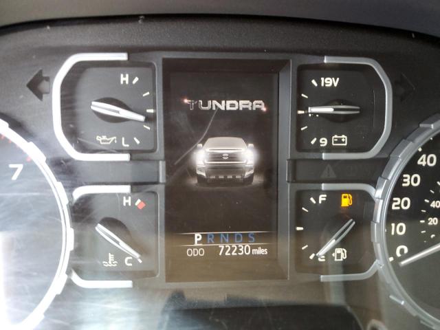 5TFUM5F13KX080035 - 2019 TOYOTA TUNDRA DOUBLE CAB SR/SR5 BLUE photo 9