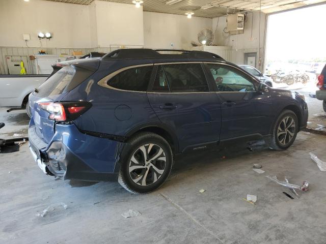 4S4BTANC0L3254993 - 2020 SUBARU OUTBACK LIMITED BLUE photo 3