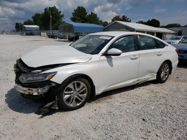 1HGCV1F15KA011921 - 2019 HONDA ACCORD LX WHITE photo 1