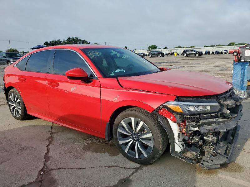 2HGFE1F79RH305254 - 2024 HONDA CIVIC EX RED photo 4