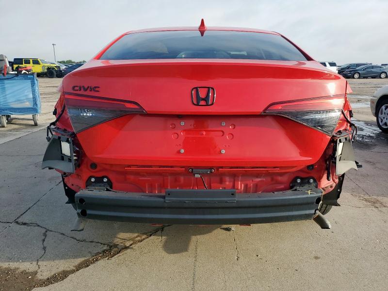 2HGFE1F79RH305254 - 2024 HONDA CIVIC EX RED photo 6