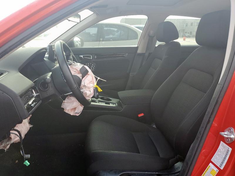 2HGFE1F79RH305254 - 2024 HONDA CIVIC EX RED photo 7