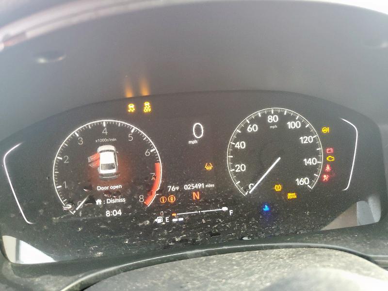 2HGFE1F79RH305254 - 2024 HONDA CIVIC EX RED photo 9