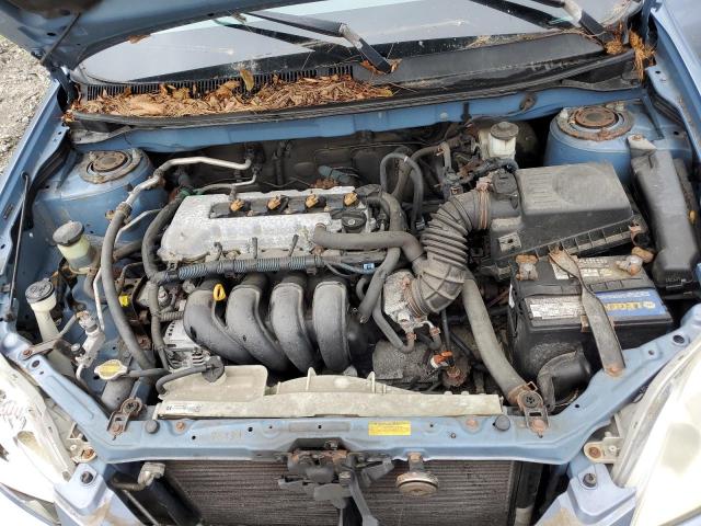 2T1KR32E28C693695 - 2008 TOYOTA COROLLA MA XR BLUE photo 11