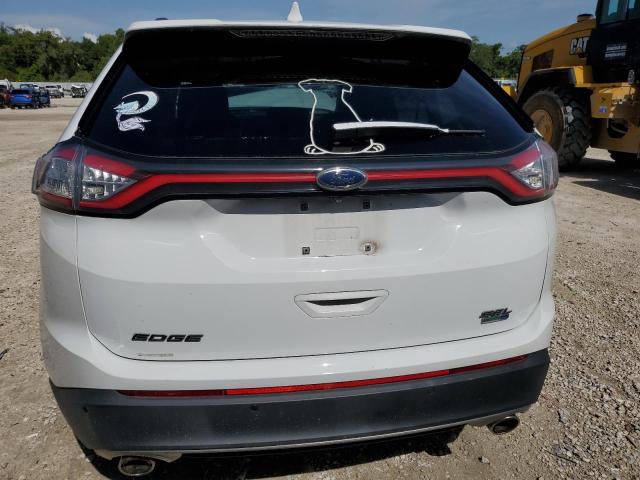 2FMPK4J91HBC60314 - 2017 FORD EDGE SEL WHITE photo 6