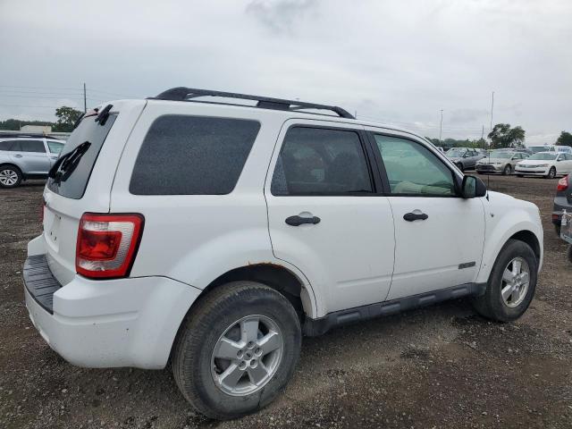 1FMCU03138KA63904 - 2008 FORD ESCAPE XLT WHITE photo 3