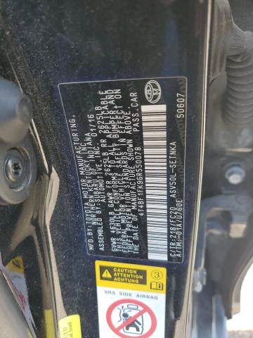 4T4BF1FK9GR550078 - 2016 TOYOTA CAMRY LE BLACK photo 13