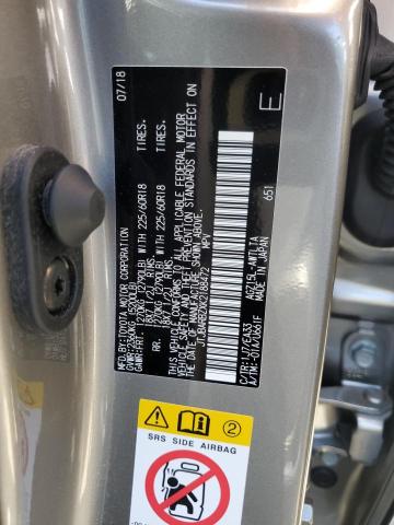 JTJBARBZXK2188472 - 2019 LEXUS NX 300 BASE Gümüş foto 12