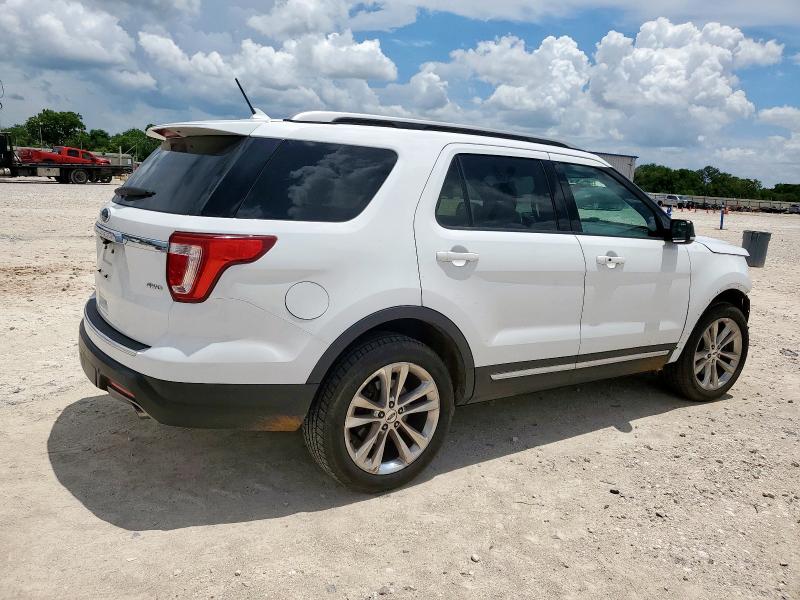 1FM5K8D85JGC48201 - 2018 FORD EXPLORER XLT Ақ фото 3