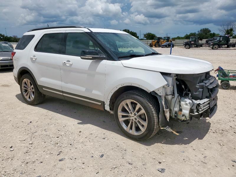 1FM5K8D85JGC48201 - 2018 FORD EXPLORER XLT Ақ фото 4