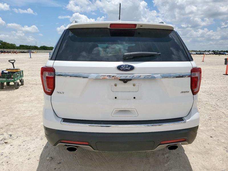 1FM5K8D85JGC48201 - 2018 FORD EXPLORER XLT Ақ фото 6