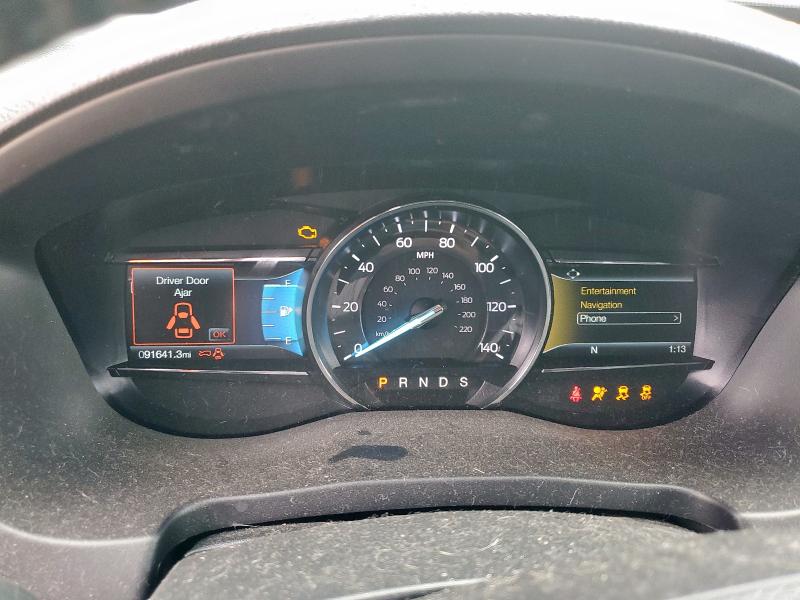 1FM5K8D85JGC48201 - 2018 FORD EXPLORER XLT Ақ фото 9