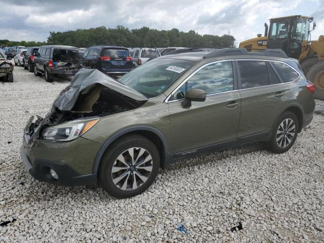 4S4BSBNC1F3272674 - 2015 SUBARU OUTBACK 2.5I LIMITED GREEN photo 1