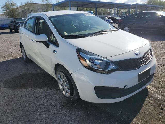 KNADM4A39D6169231 - 2013 KIA RIO LX WHITE photo 4