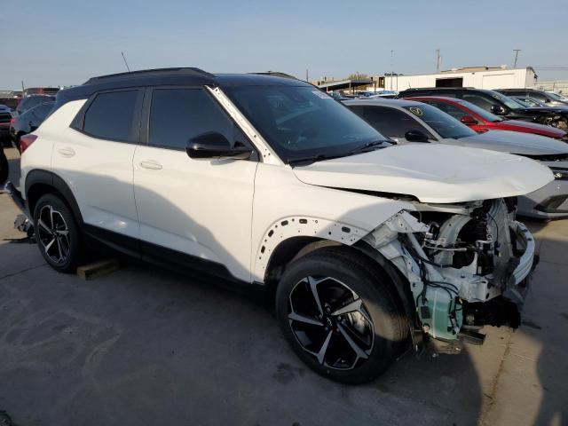 KL79MTSL3PB069605 - 2023 CHEVROLET TRAILBLAZE RS WHITE photo 4