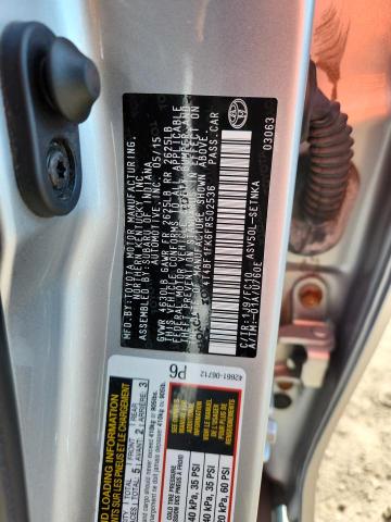 4T4BF1FK6FR502536 - 2015 TOYOTA CAMRY LE SILVER photo 13