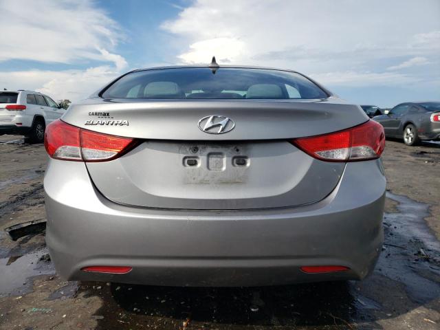 KMHDH4AE4BU095147 - 2011 HYUNDAI ELANTRA GLS SILVER photo 6